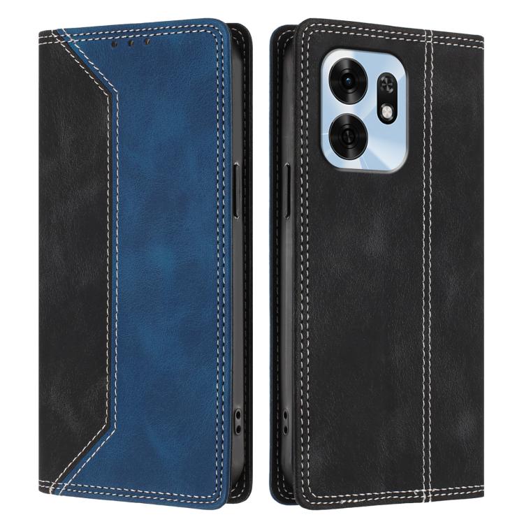 For Honor Play 60A 5G Skin Feel Two-tone RFID Blocking Vegan Leather Phone Case