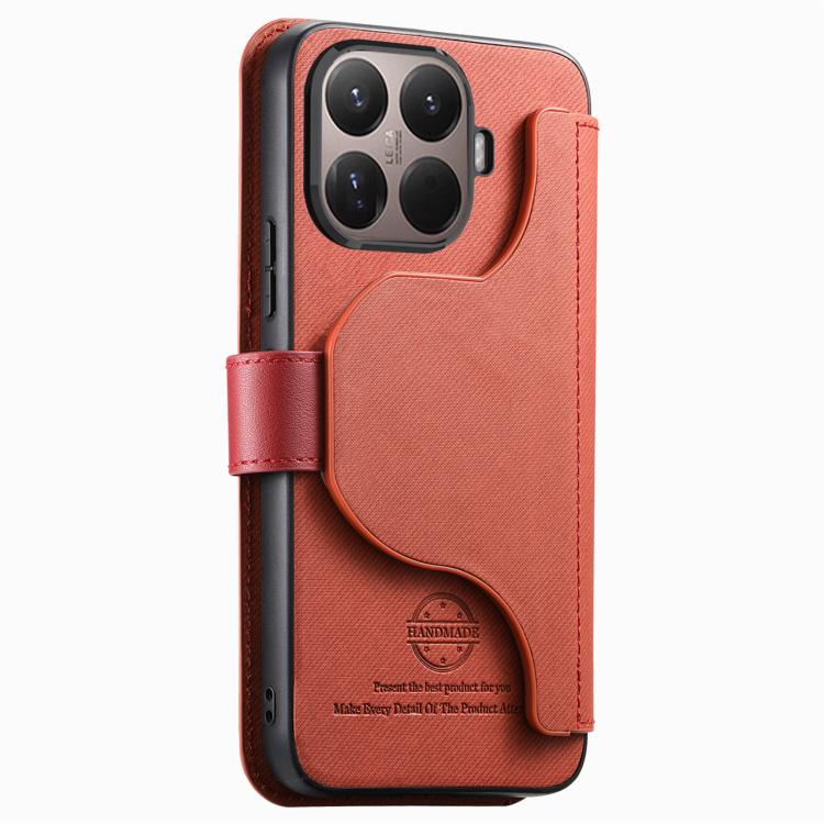 For Xiaomi 15T Pro 5G Twill Fabric MagSafe RFID Anti-theft Zipper Wallet Leather Phone Case