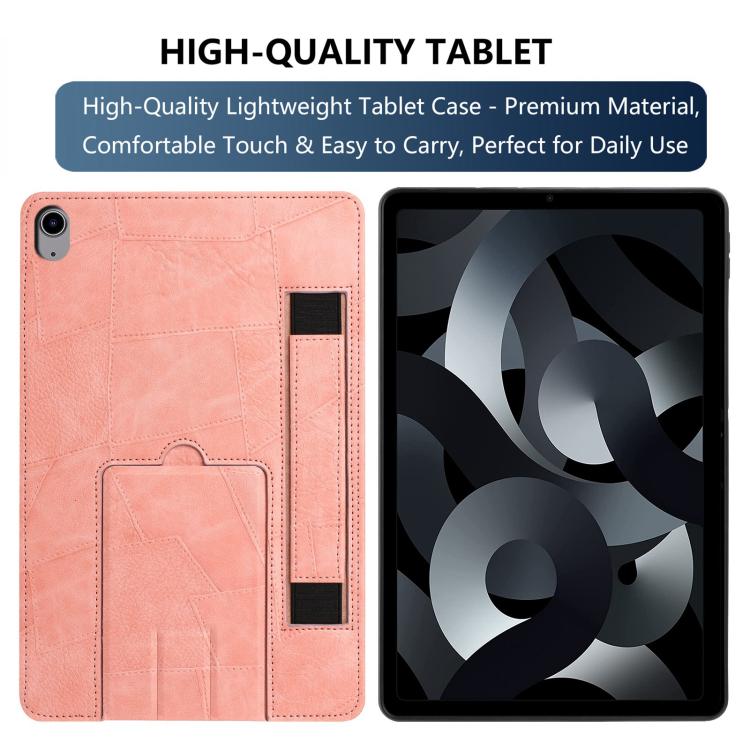For iPad mini 2024 / mini 6 Wristband Retro Vegan Leather Back Tablet Case with Holder