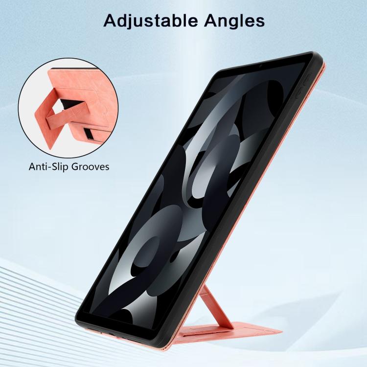 For iPad mini 2024 / mini 6 Wristband Retro Vegan Leather Back Tablet Case with Holder