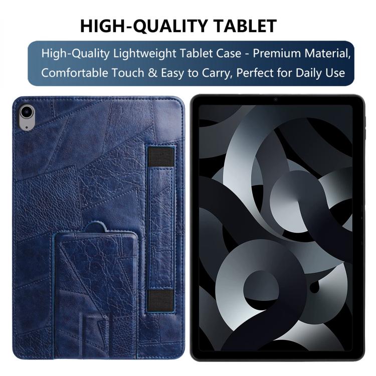 For iPad mini 2024 / mini 6 Wristband Retro Vegan Leather Back Tablet Case with Holder