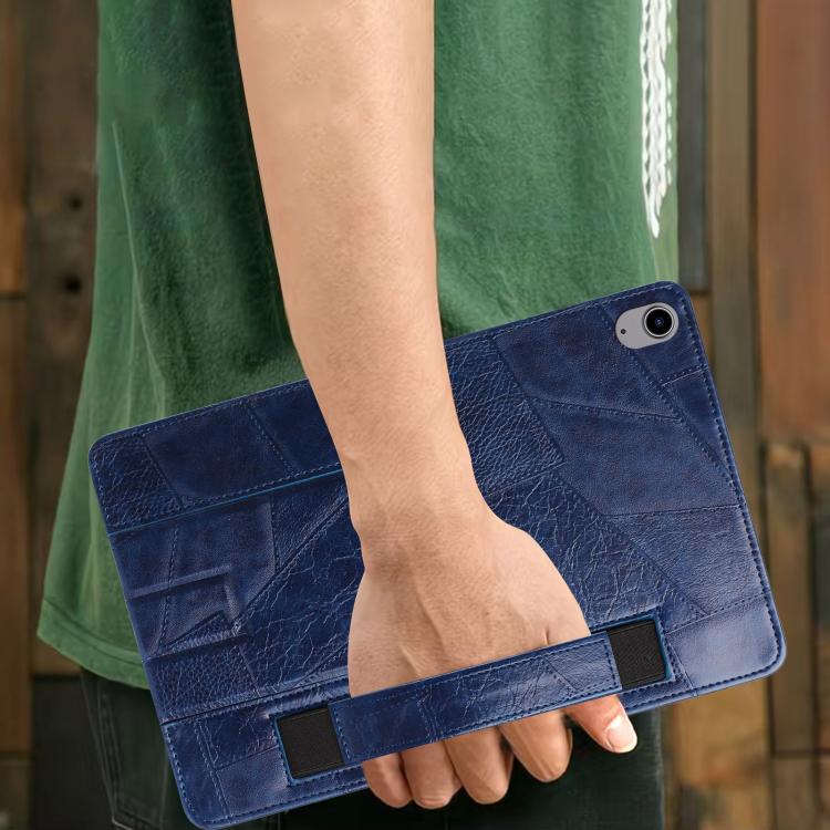 For iPad mini 2024 / mini 6 Wristband Retro Vegan Leather Back Tablet Case with Holder