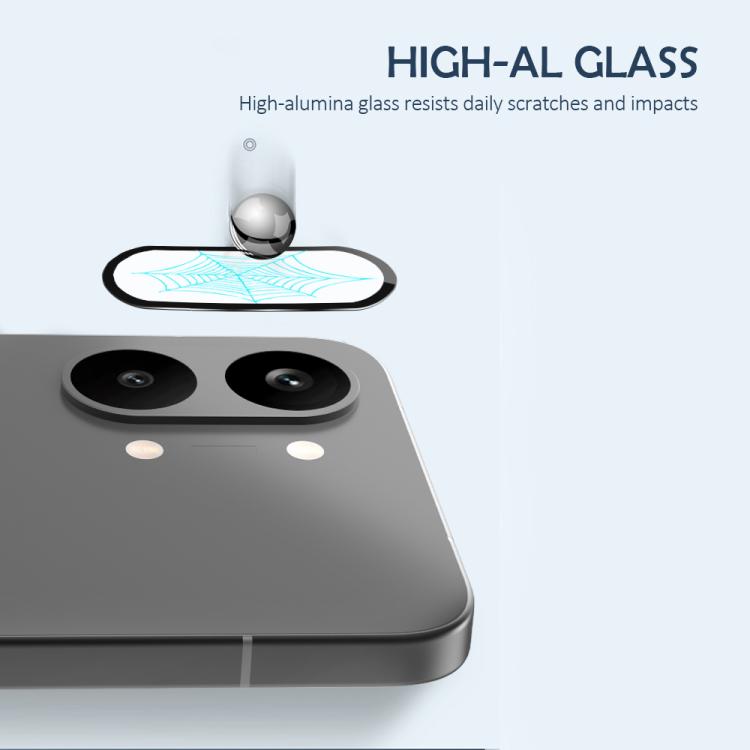 For Redmi Turbo 5 Max 5G LeReach TF Series Invisible Edition HD Wear-Resistant Camera Lens Glass Film - Black