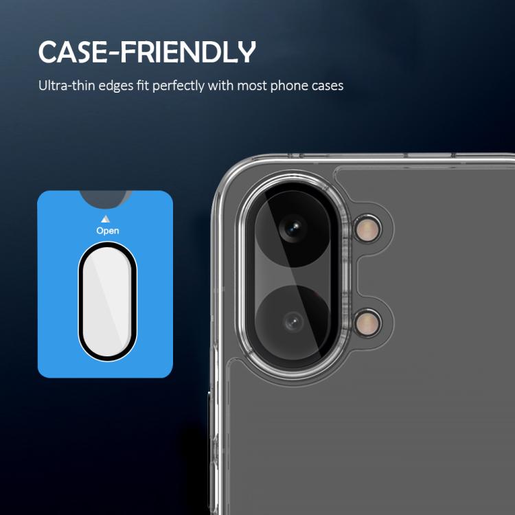 For Redmi Turbo 5 Max 5G LeReach TF Series Invisible Edition HD Wear-Resistant Camera Lens Glass Film - Black