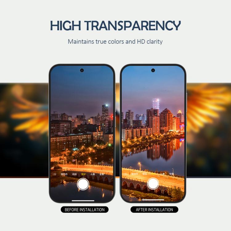 For Redmi Turbo 5 Max 5G LeReach TF Series Invisible Edition HD Wear-Resistant Camera Lens Glass Film - Black