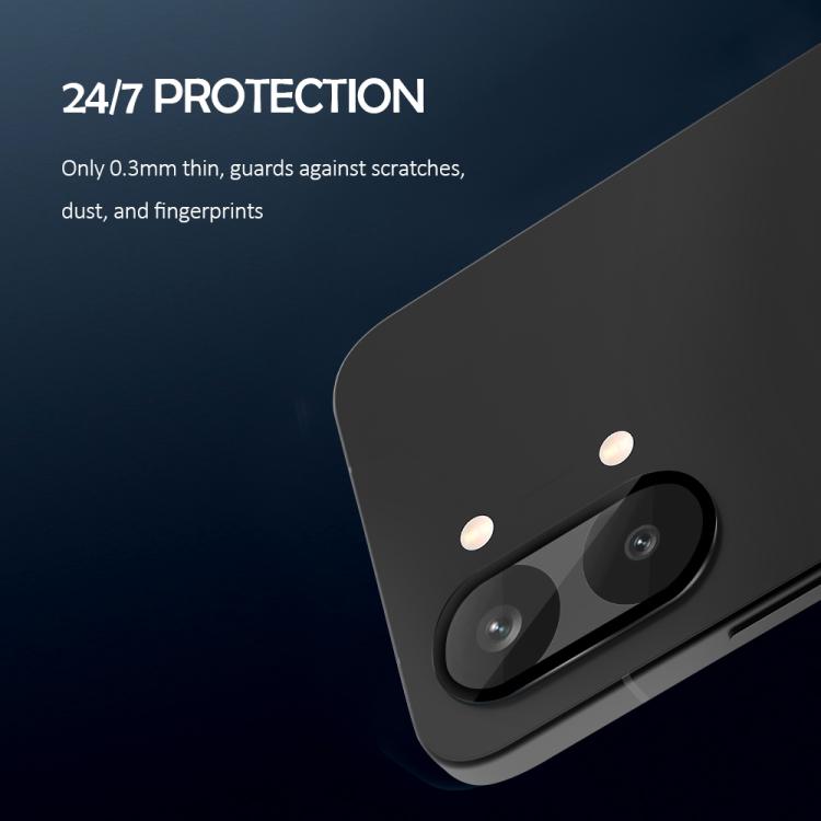 For Redmi Turbo 5 Max 5G LeReach TF Series Invisible Edition HD Wear-Resistant Camera Lens Glass Film - Black
