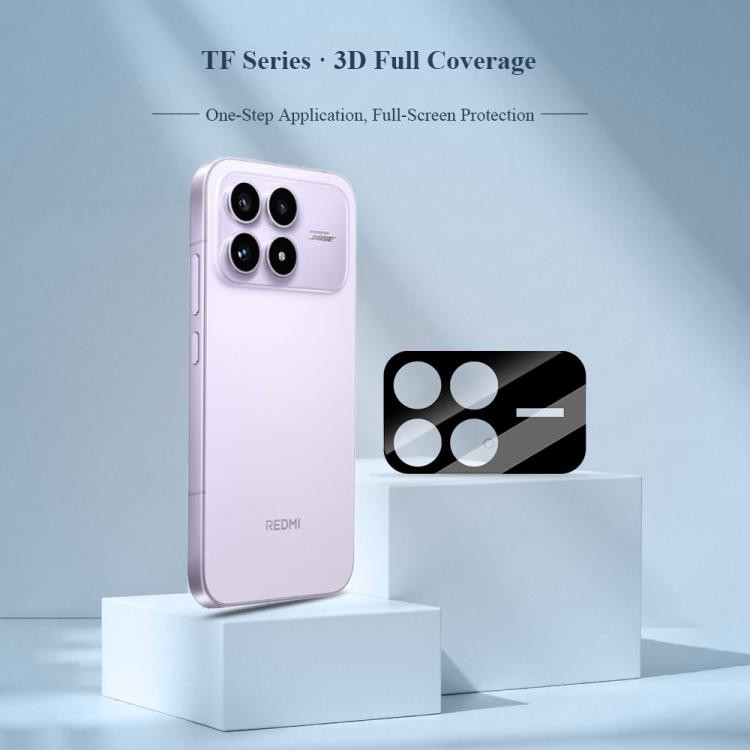 For Redmi K90 / Poco F8 Pro 5G LeReach TF Series 3D Full Coverage Version HD Wear-Resistant Camera Lens Glass Film