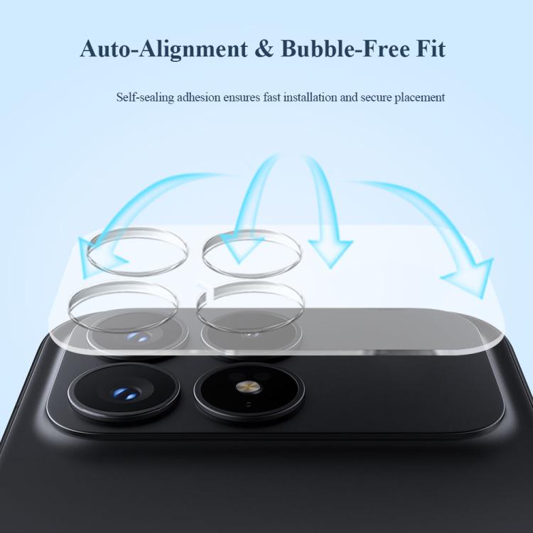 For Redmi K90 / Poco F8 Pro 5G LeReach TF Series 3D Full Coverage Version HD Wear-Resistant Camera Lens Glass Film