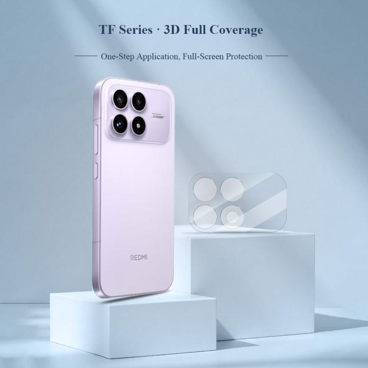 For Redmi K90 / Poco F8 Pro 5G LeReach TF Series 3D Full Coverage Version HD Wear-Resistant Camera Lens Glass Film