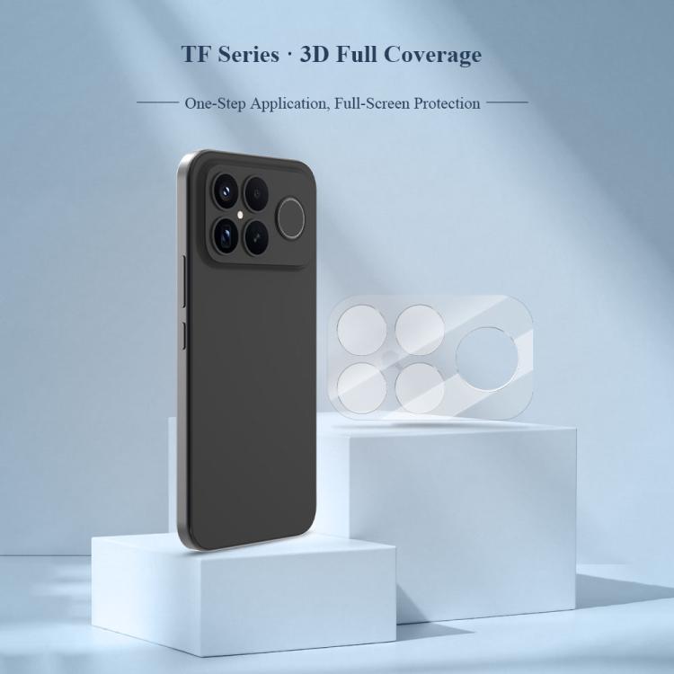 For Redmi K90 Pro Max LeReach TF Series 3D Full Coverage Version HD Wear-Resistant Camera Lens Glass Film