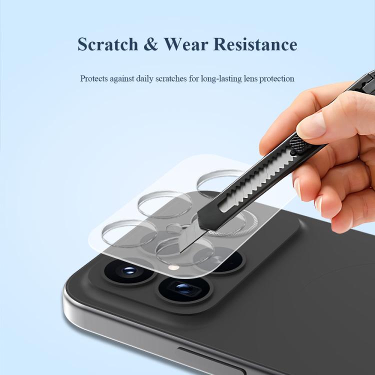 For Redmi K90 Pro Max LeReach TF Series 3D Full Coverage Version HD Wear-Resistant Camera Lens Glass Film