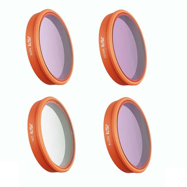 For DJI Osmo Action 6 JSR KO Series Camera Lens Filter, Filter:4 in 1 CPL ND8/16/32