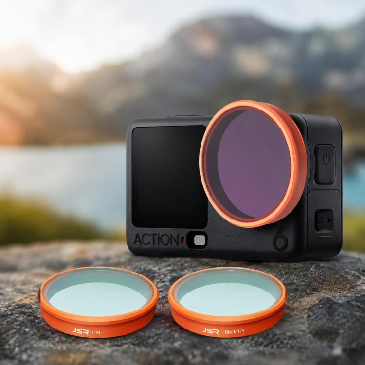 For DJI Osmo Action 6 JSR KO Series Camera Lens Filter, Filter:STAR