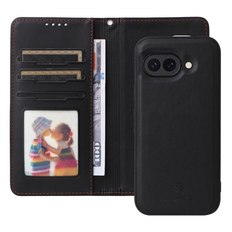 For Google Pixel 9a BETOPNICE BN-005 2 in 1 Detachable Imitate Genuine Leather Phone Case