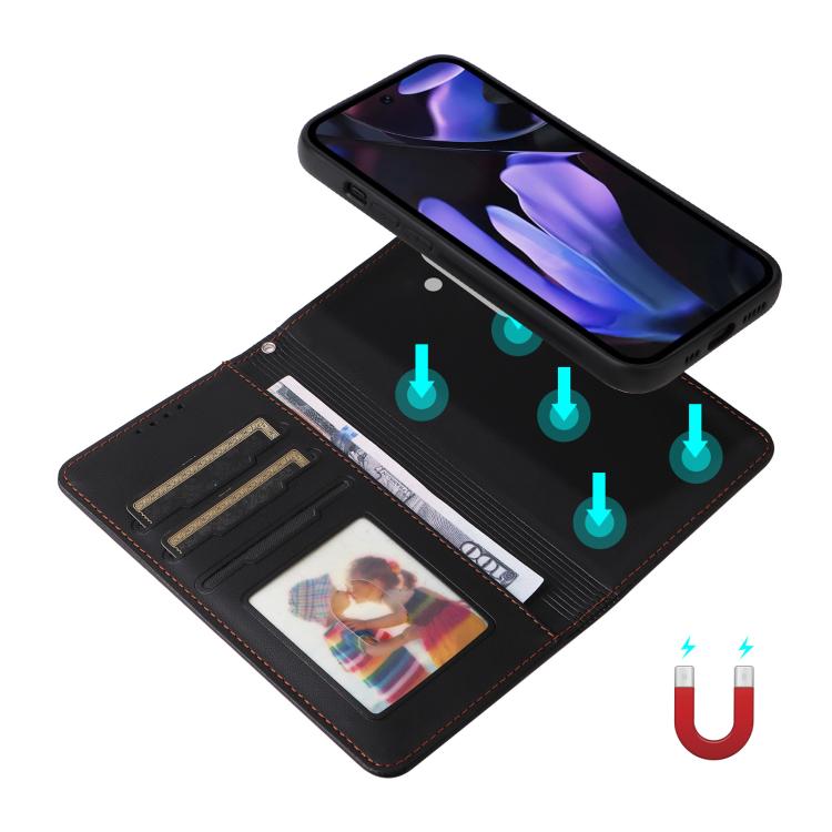 For Google Pixel 9a BETOPNICE BN-005 2 in 1 Detachable Imitate Genuine Leather Phone Case
