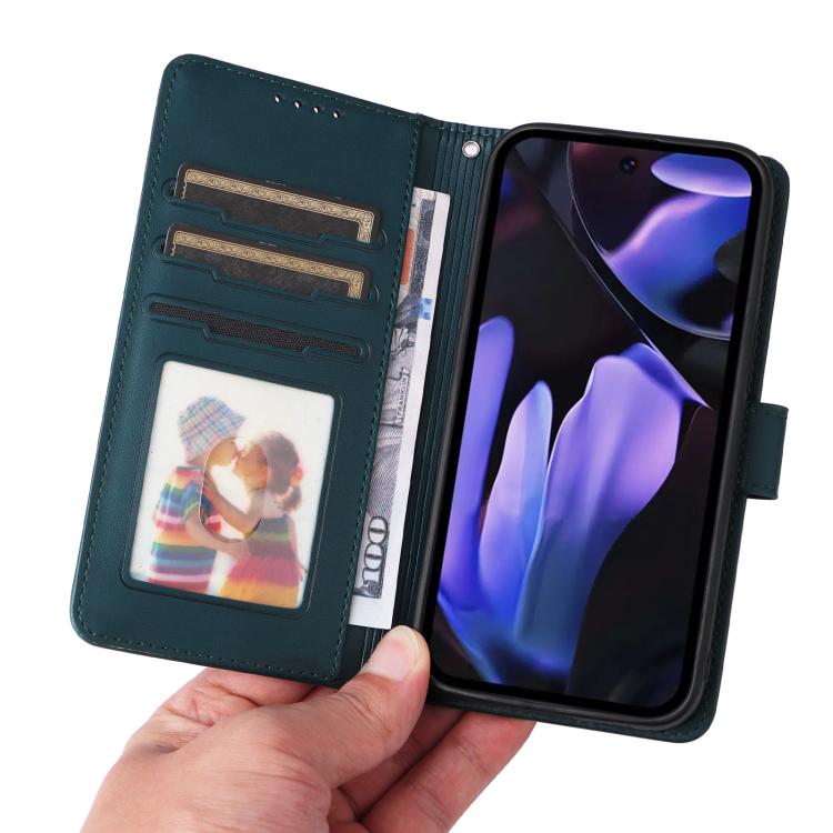 For Google Pixel 9a BETOPNICE BN-005 2 in 1 Detachable Imitate Genuine Leather Phone Case