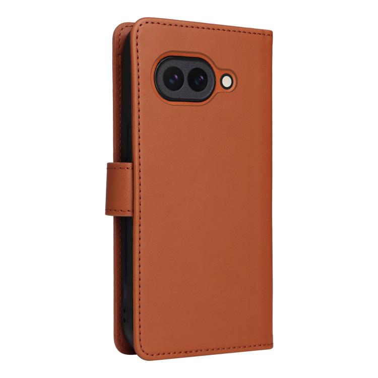 For Google Pixel 9a BETOPNICE BN-005 2 in 1 Detachable Imitate Genuine Leather Phone Case