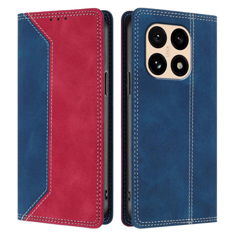 For Xiaomi 15T Skin Feel Two-tone RFID Blocking Vegan Leather Phone Case