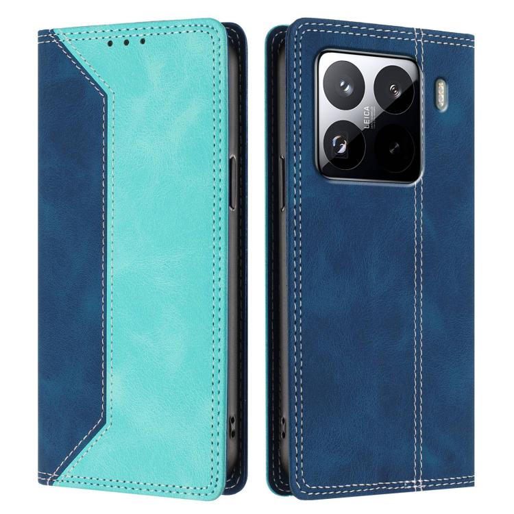 Xiaomi 15S Pro Skin Feel Two-tone RFID Blocking Vegan Leather Phone Case