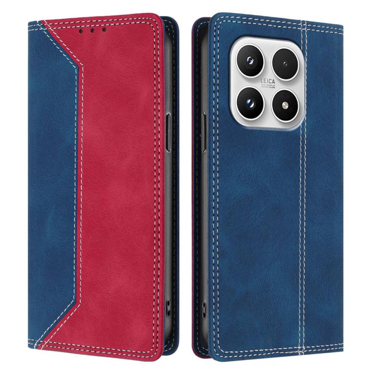For Xiaomi 17 Skin Feel Two-tone RFID Blocking Vegan Leather Phone Case