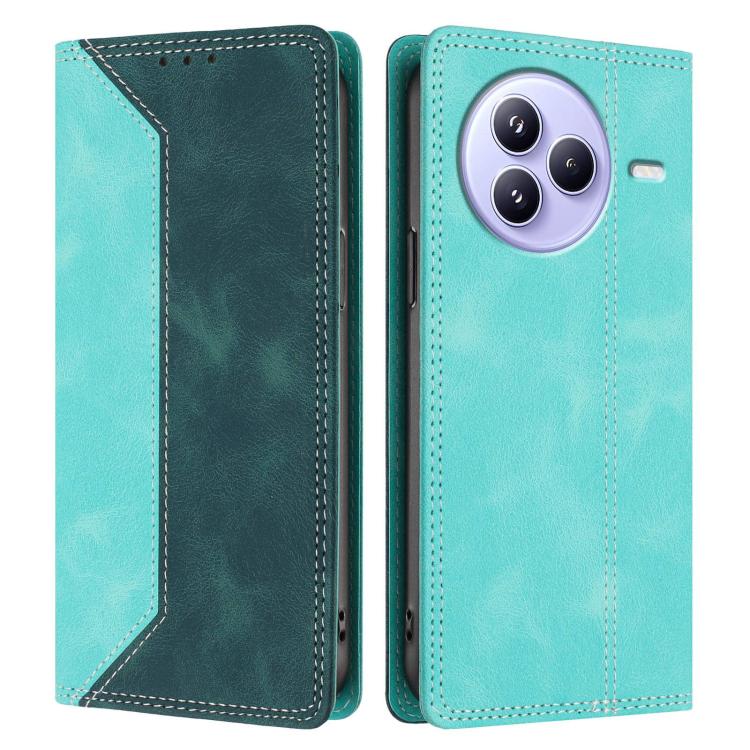 For Xiaomi Civi 5 Pro Skin Feel Two-tone RFID Blocking Vegan Leather Phone Case