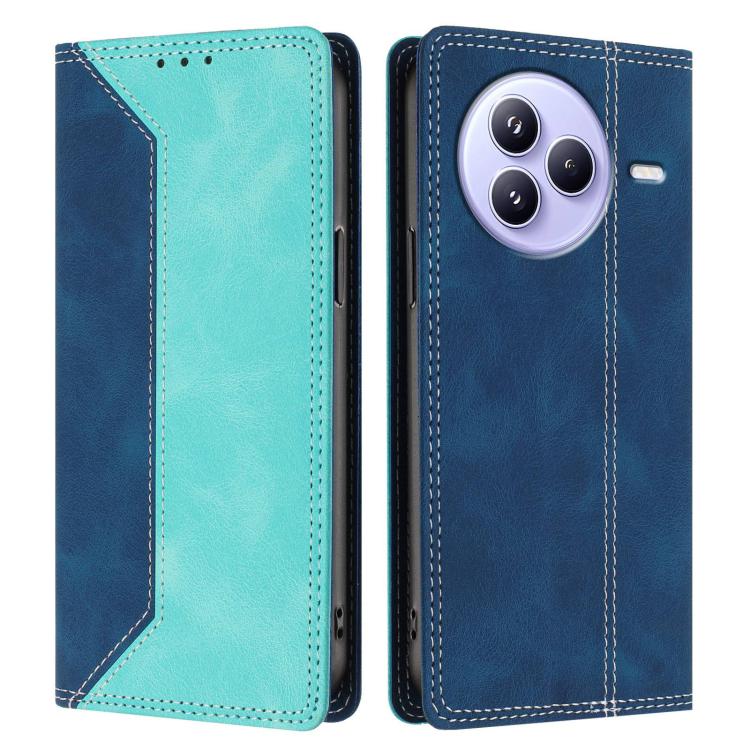 For Xiaomi Civi 5 Pro Skin Feel Two-tone RFID Blocking Vegan Leather Phone Case