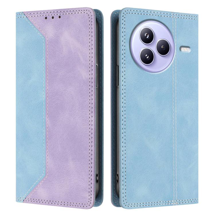 For Xiaomi Civi 5 Pro Skin Feel Two-tone RFID Blocking Vegan Leather Phone Case