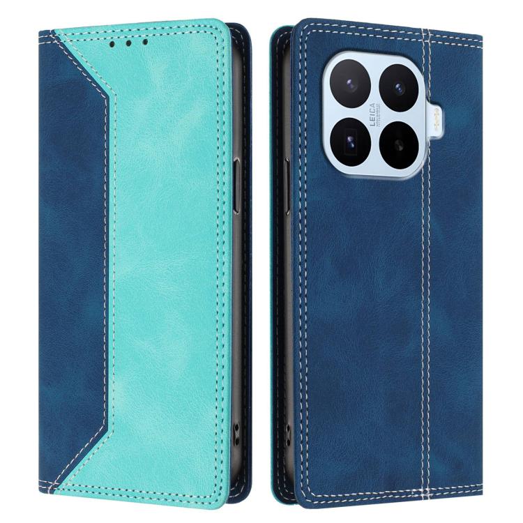 For Xiaomi 17T 5G Skin Feel Two-tone RFID Blocking Vegan Leather Phone Case