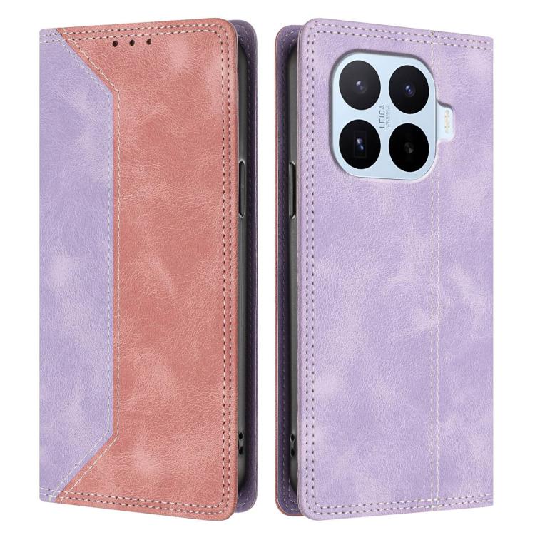 For Xiaomi 17T Pro 5G Skin Feel Two-tone RFID Blocking Vegan Leather Phone Case