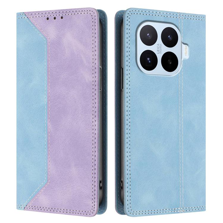 For Xiaomi 17T Pro 5G Skin Feel Two-tone RFID Blocking Vegan Leather Phone Case