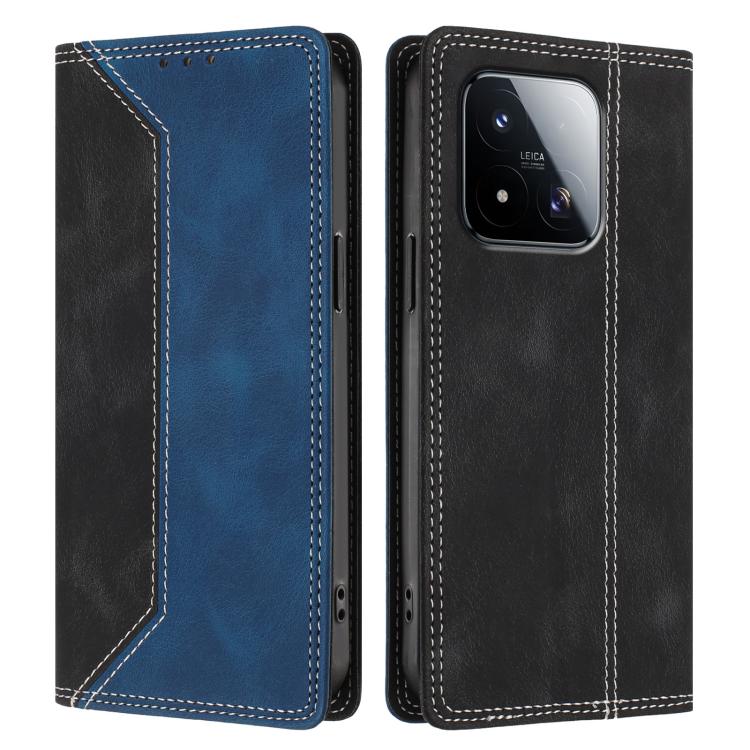 For Xiaomi 17 Max Skin Feel Two-tone RFID Blocking Vegan Leather Phone Case