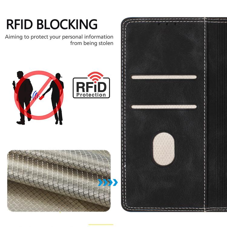 For Xiaomi 17 Max Skin Feel Two-tone RFID Blocking Vegan Leather Phone Case