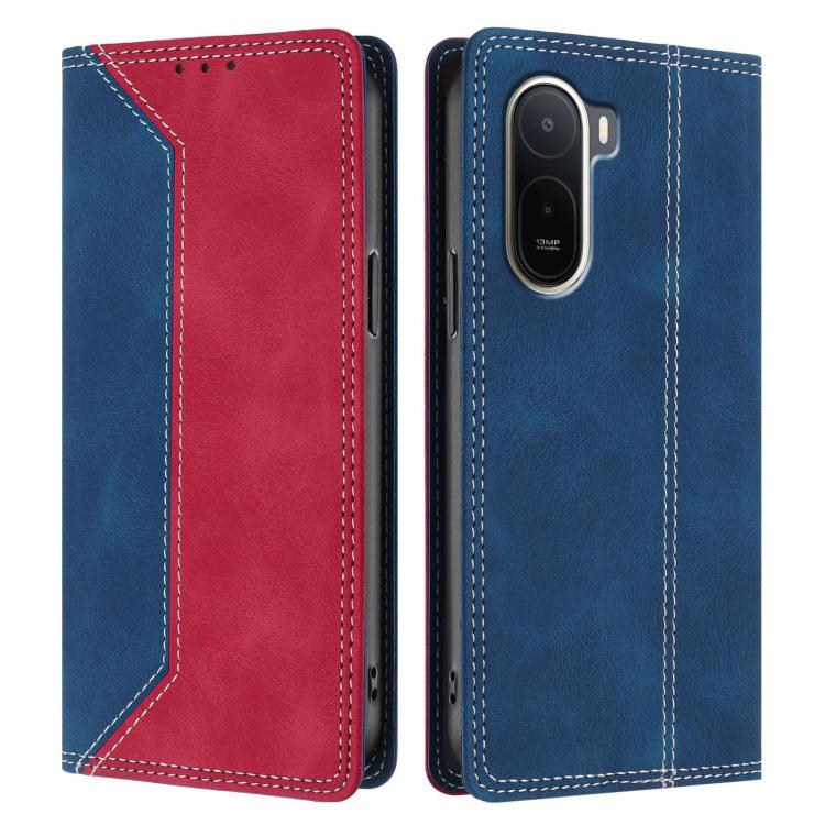 For Redmi A7 Pro 4G / 5G 171mm Skin Feel Two-tone RFID Blocking Vegan Leather Phone Case
