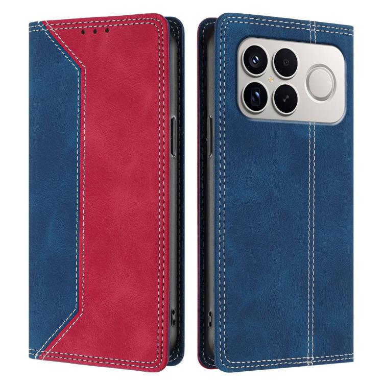 For Redmi K90 Pro Max / Poco F8 Ultra Skin Feel Two-tone RFID Blocking Vegan Leather Phone Case
