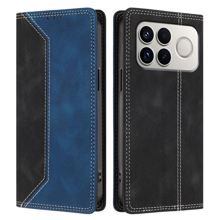 For Redmi K90 Pro Max / Poco F8 Ultra Skin Feel Two-tone RFID Blocking Vegan Leather Phone Case