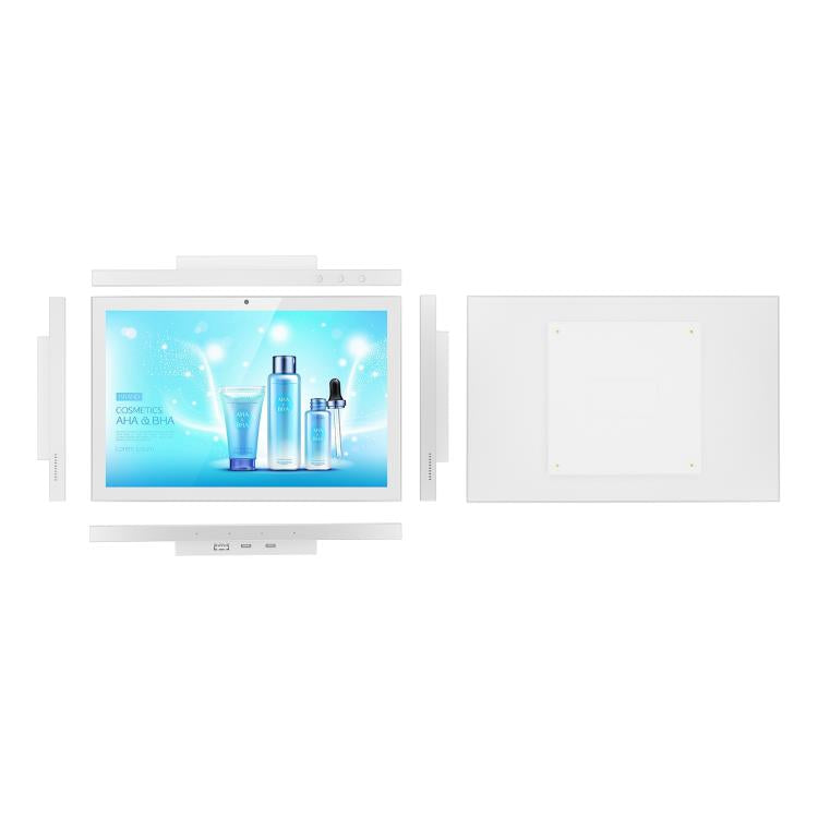 KJ101T 10.1 inch Display Advertising Machine with Camera, 4GB+64GB, Android 14 RK3576S Octa Core, BT, WiFi, OTG, Power Plug:US Plug