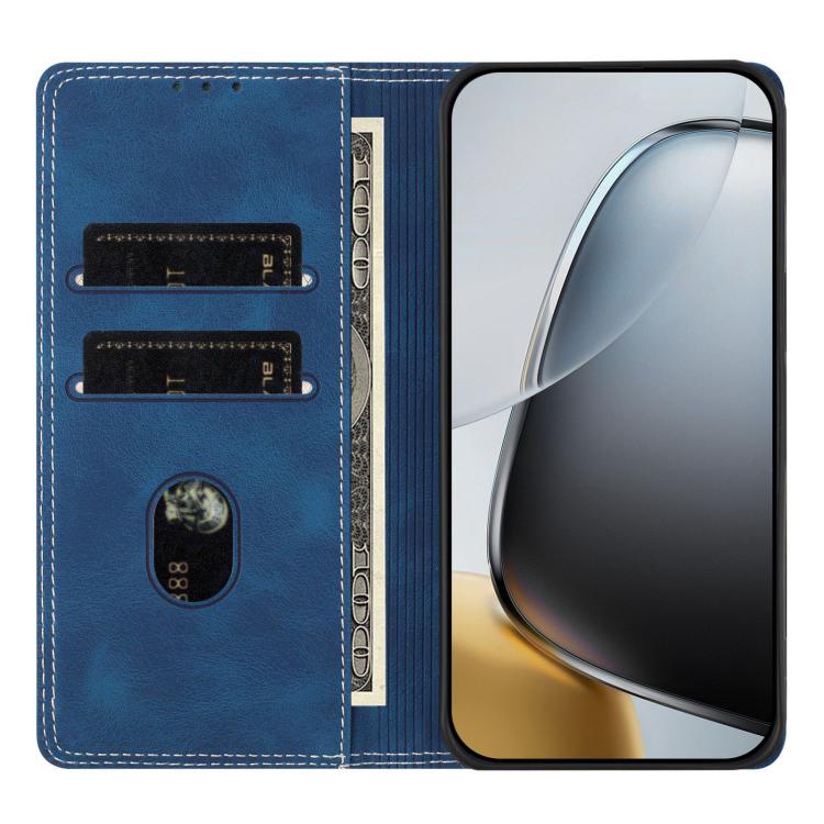 For Galaxy A07 Skin Feel Two-tone RFID Blocking Vegan Leather Phone Case