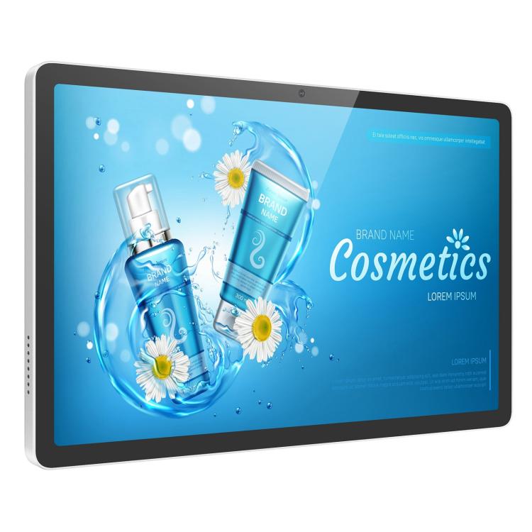 KJ110T 10.95 inch Display Advertising Machine with Camera, 4GB+64GB, Android 14 RK3576S Octa Core, BT, WiFi, OTG, Power Plug:EU Plug