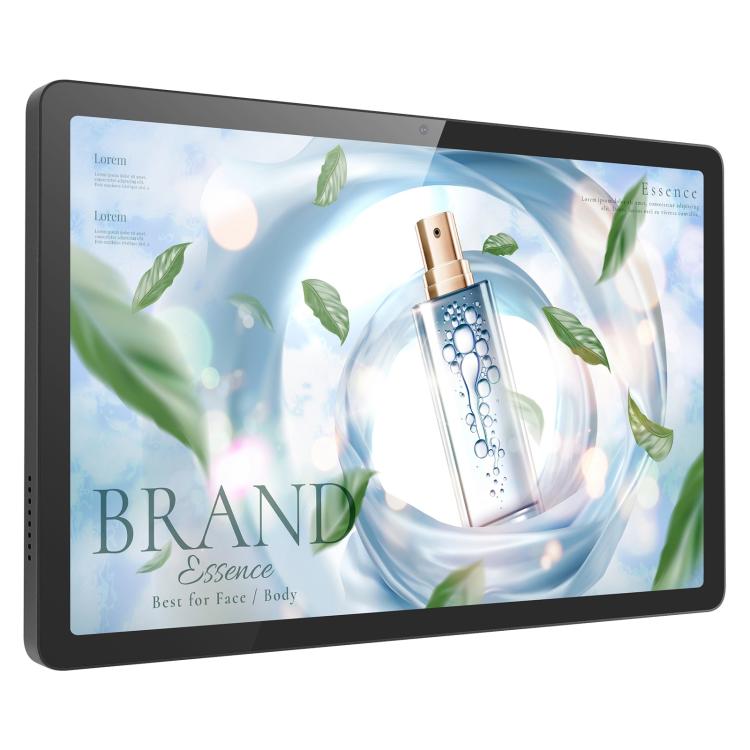 KJ110T 10.95 inch Display Advertising Machine with Camera, 4GB+64GB, Android 14 RK3576S Octa Core, BT, WiFi, OTG, Power Plug:EU Plug