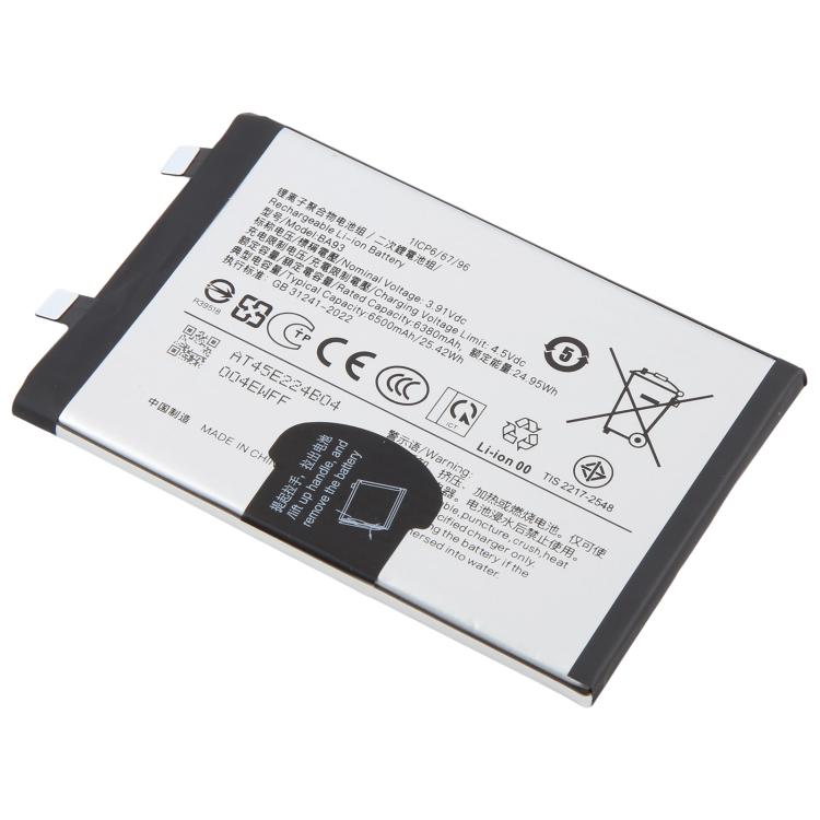 For vivo V50 Lite 5G/V2440 6500mAh BA93 Battery