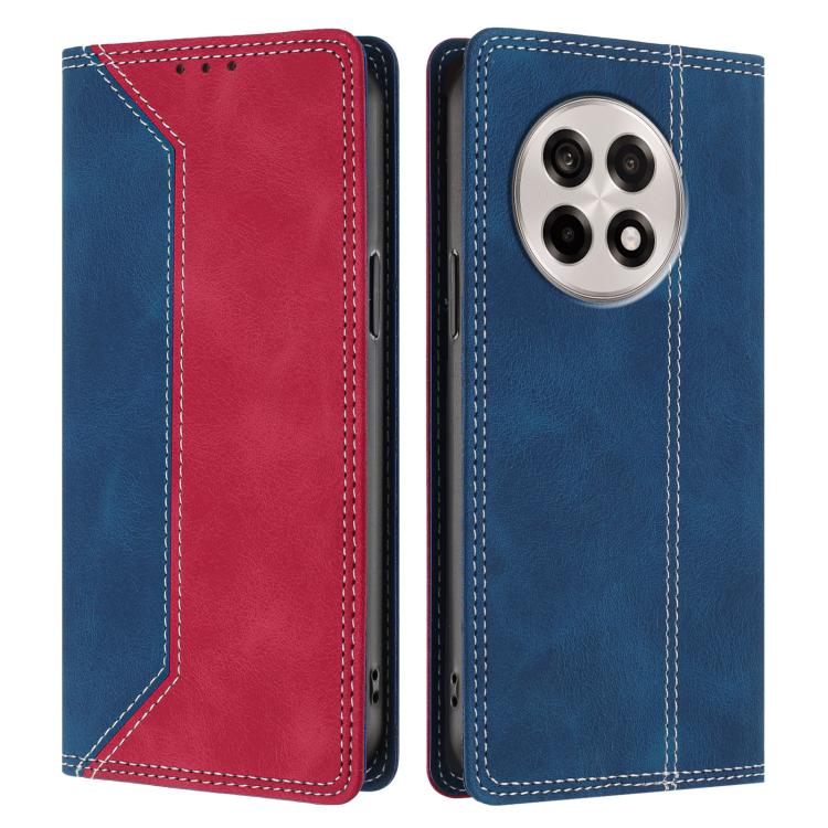 For OnePlus Ace 5 / Ace 5 Pro / 13R 5G Skin Feel Two-tone RFID Blocking Vegan Leather Phone Case