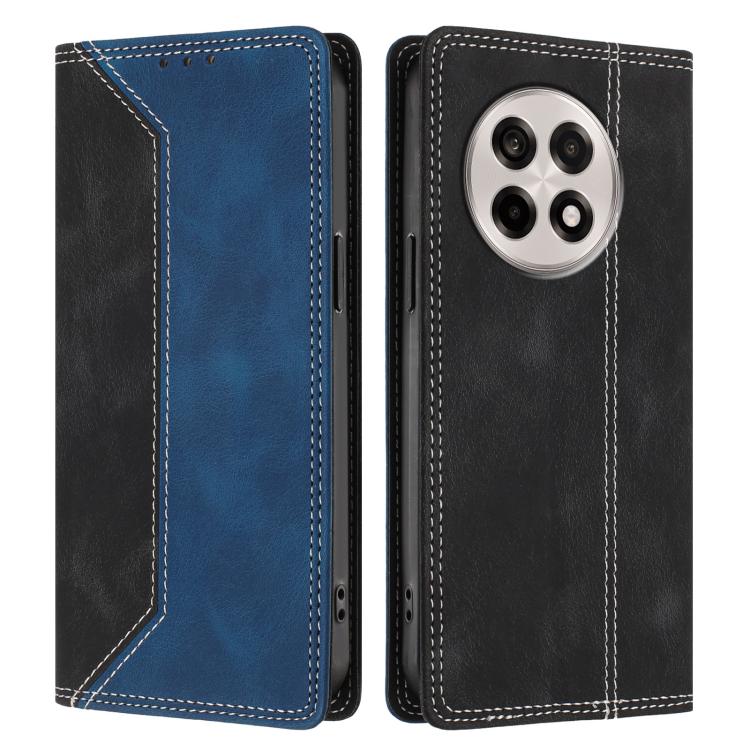 For OnePlus Ace 5 / Ace 5 Pro / 13R 5G Skin Feel Two-tone RFID Blocking Vegan Leather Phone Case
