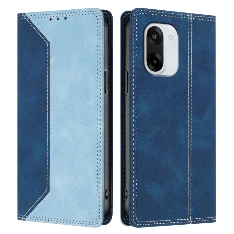 For OnePlus Nord CE5 / Ace 5 Racing Skin Feel Two-tone RFID Blocking Vegan Leather Phone Case