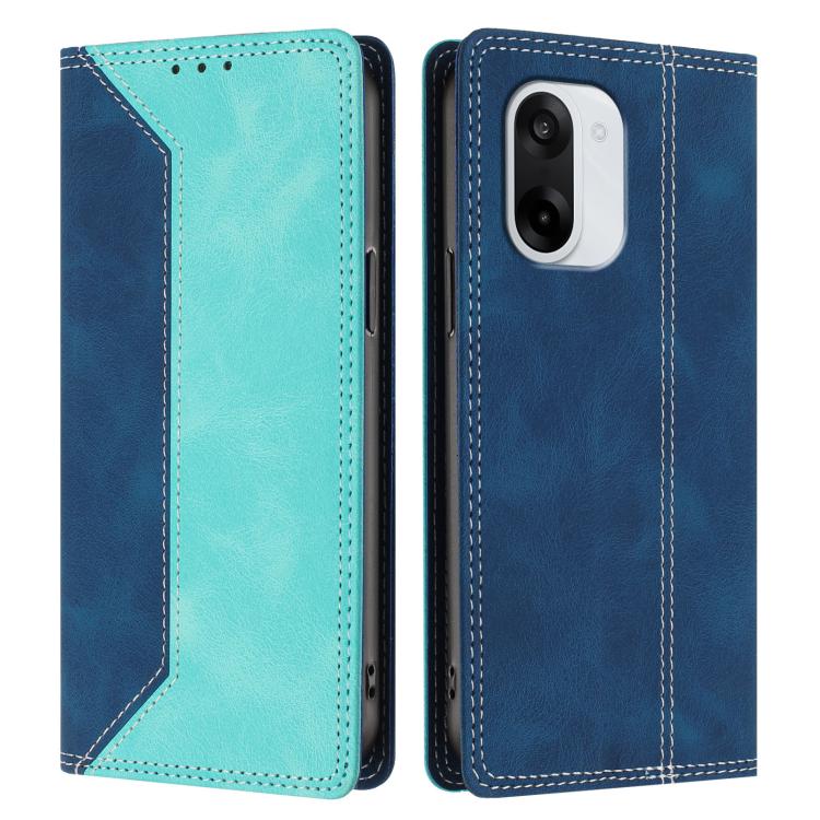For OnePlus Nord CE5 / Ace 5 Racing Skin Feel Two-tone RFID Blocking Vegan Leather Phone Case