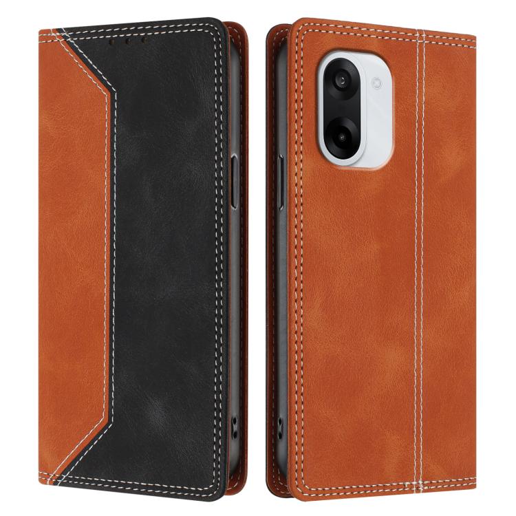 For OnePlus Nord CE5 / Ace 5 Racing Skin Feel Two-tone RFID Blocking Vegan Leather Phone Case