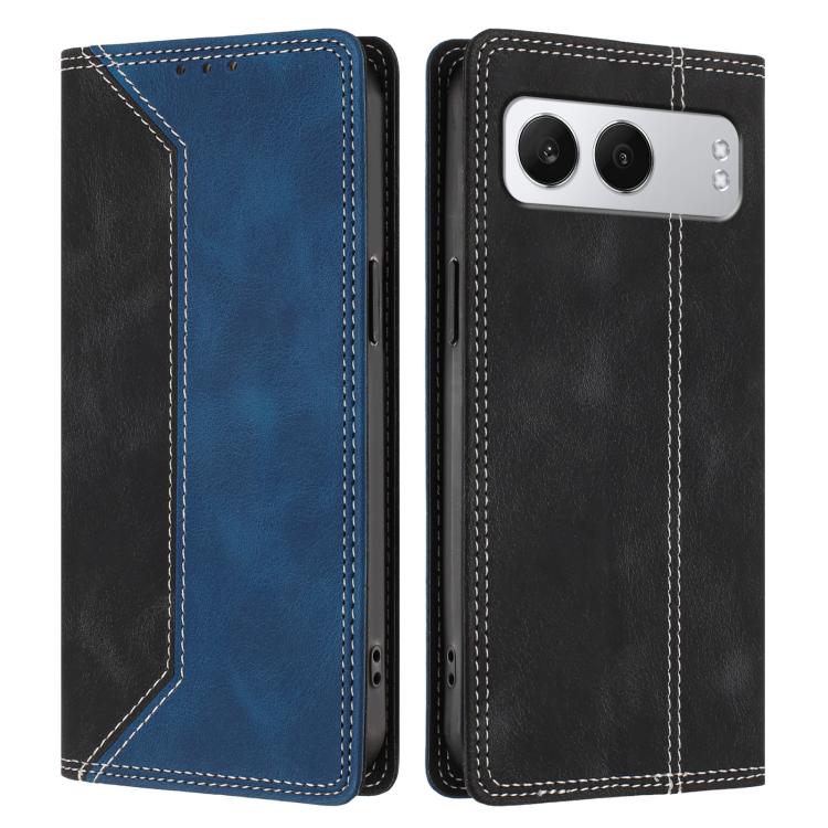 For OnePlus Nord 4 Skin Feel Two-tone RFID Blocking Vegan Leather Phone Case