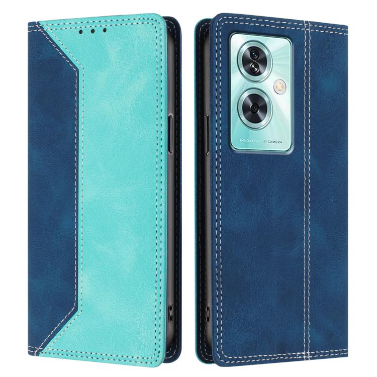 For OnePlus Nord N30 SE Skin Feel Two-tone RFID Blocking Vegan Leather Phone Case