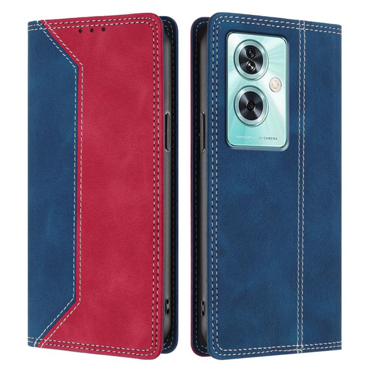 For OnePlus Nord N30 SE Skin Feel Two-tone RFID Blocking Vegan Leather Phone Case