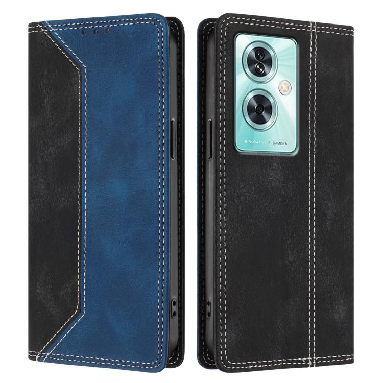 For OnePlus Nord N30 SE Skin Feel Two-tone RFID Blocking Vegan Leather Phone Case