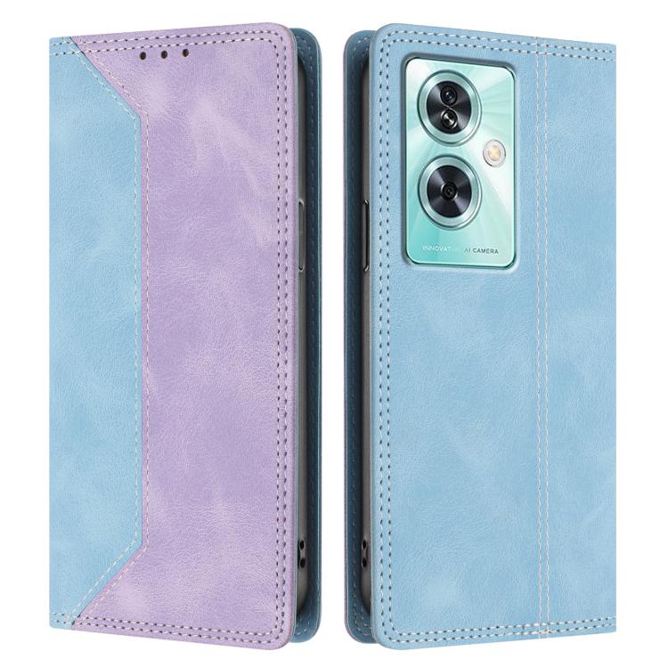 For OnePlus Nord N30 SE Skin Feel Two-tone RFID Blocking Vegan Leather Phone Case